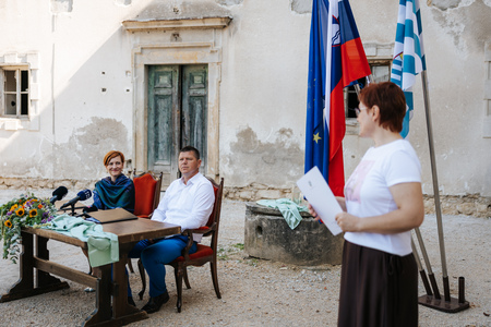 Pred podpisom pogodb. Foto: Matic Javornik
